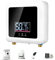 Scaldabagno istantaneo Mini scaldabagno elettrico senza serbatoio Display a LED a parete Supporto termostato Modalità/Regolazione potenza per cucina di casa Bagno