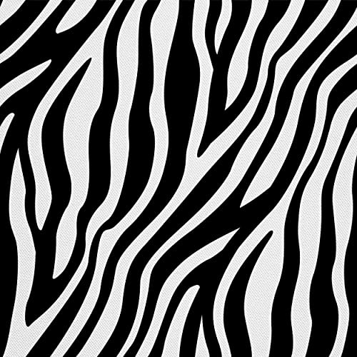 HEKO PANELS Möbeltyg Med Tryck Metervara Material För Sömnad Hantverk Sömnadsmaterial För Möbelöverdrag Stoppningsarbete Zebra 1 Meter 155 x 100 cm säljs per Meter – 1 Styck = 1 m x 1,55 m