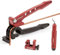 180 Degree Tube Bender Kit for 6/8/10mm Pipes with Mini Cutter & Deburring Tool - Aluminum Alloy Manual Bender for Copper, Aluminum, Stainless Steel - Plumbing, Refrigeration, Automotive Tool