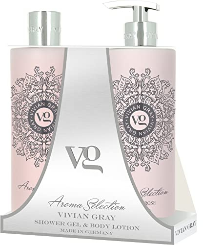 VIVIAN GRAY 2013 Aroma Selection Duschgel & Body Lotion Lotus & Rose (1000 ml)