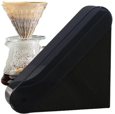 Supports de filtre à café pour comptoir, organisateur de filtre à café réutilisable, distributeur de filtre à café anti-poussière, rangement de filtre à café en forme d'éventail, boîte de filtre à caf