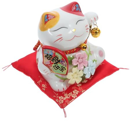 Vaguelly Salvadanaio Gatto Fortunato Bel Salvadanaio Money Piggy Bank Per Adulti Salvadanaio Segreto Salvadanaio in Contanti Maiale Salvadanaio Gatto Che Saluta Ceramica