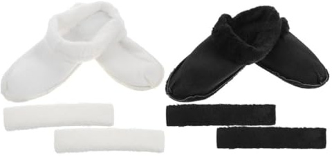 Operitacx Fodere Solette Morbide per Scarpe e Zoccoli Invernali in Flanella Paia 2 e Lavabili per Attività Esterne e Domestiche