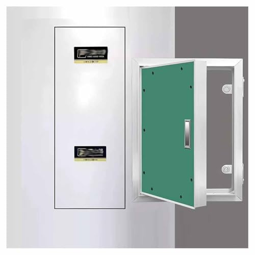 GJZQDKX F Åtkomstpaneldörr i aluminium, 60 x 80 cm, Lar hålskydd för tak, vindar och källare, åtkomstlösning för kommersiellt och bostadsbruk