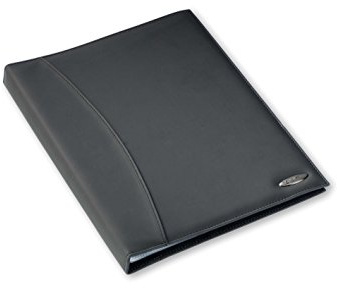 Rexel 2101185 Sichtbuch Soft Touch Smooth, A4, 24 Hüllen, 1 Stück, schwarz
