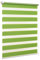 Ventanara® Doppelrollo ohne Bohren Klemmfix Grün Fenster Duo Rollo verspannt inklusive Klemmträger 80 x 210 cm