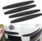 Voarge 4 Stück Universal Auto Ecke Stoßstange Guard Anti-Scratch Protector Aufkleber Streifen Kratzfest, Schwarz