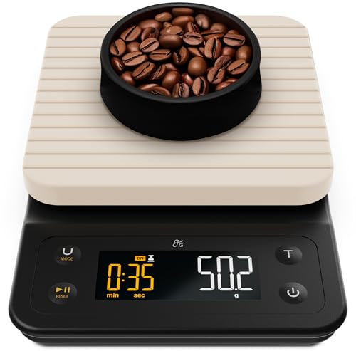Greater Goods Coffee Scale with Timer, 0.1g Precision for Espresso & Matcha