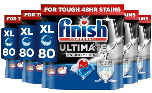 Finish Ultimate Infinity Shine Dishwasher Tablets Total 400 Bulk