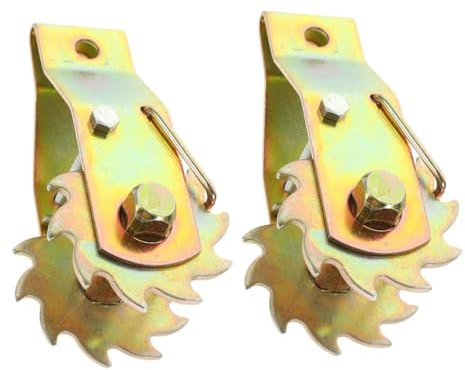 KICHOUSE 2er-pack Stahldrahtspanner Robuster Kabelspanner Für Drahtseilzaun Gewächshaus Außendekor