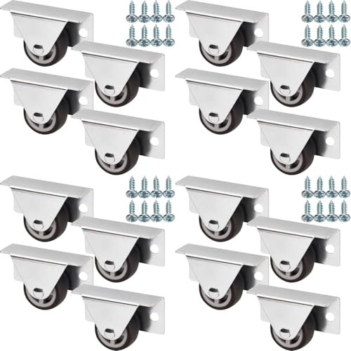 SOTECH 16 rotelle sottotelaio TRIER Ø 30 mm incl. set di viti per montaggio laterale Rotelle fisse Rotelle per trasporto Rotelle per mobili