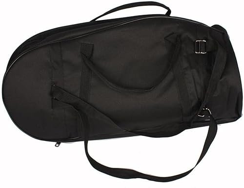 Wasserdichte Blasinstrumentententasche, Baritonhorn-Tasche, mit Polsterung, Oxford-Tuch, doppelte Umhängetasche, tragbare Musikinstrumenten-Aufbewahrung