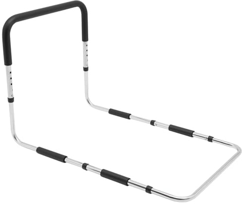 Adjustable Bed Assist Rail for Elderly Bedside Safety Handrail with Anti Slip Base Height Adjustable Bed Rail Support for Seniors Pregnant Women Post Surgery