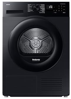 Samsung Secadora Bomba de calor 9Kg Clase C Negra DV90DG52A0ABEC