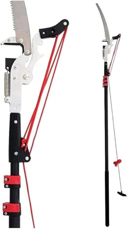 Pole Pruning Saw, Telescopic Tree Pruner, Landscaping Branch Loppers Saw Trimmer Gardening Tools for Trimming Branches and Leaves