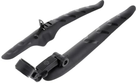 GANAZONO Parafango Bici Corsa Nero Resistente in Plastica Premium Protezione Anti-Pioggia Facile da Montare e Smontare Accessorio Essenziale per Bici da Passeggio e Mountain Bike