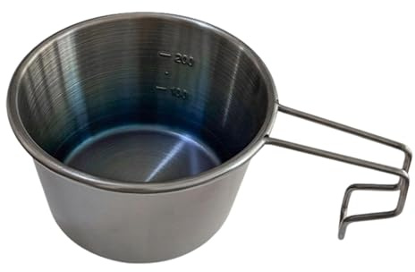 VlHpnpe Practical 200ml Camping Bowl Enhancing Surfaces Outdoor Backpacking Cookware Portable Dishware For Travel Use Stainless Steel Bowl