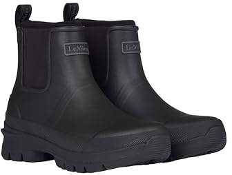 LeMieux Bramshaw Chelsea Welly - Waterproof Equestrian Yard Boots - Cushioned Neoprene Lining