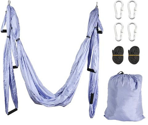 TINMAGI Hamaca de Yoga Aéreo Kits, Trapecio Antigravedad para Ejercicios, Estiramiento para Yoga, Adecuado para Yoga Y Gimnasia