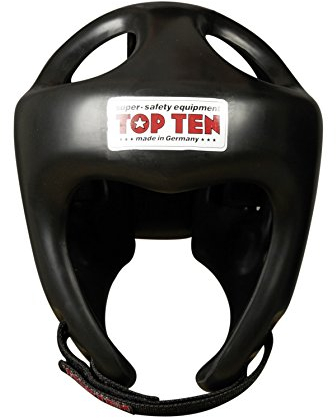 Top Ten Kopfschutz Fight (Olympia) Black - Large schwarz L Kopfschutz TOP TEN Competition Fight