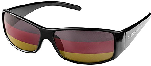 Piersando Sonnenbrille Brille Fahne Fussball EM & WM Länderflagge Augen Fanartikel Land Flagge Deutschland