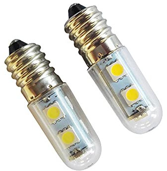 ShuoHui 2x E14 230V 7 LED 5050 SMD Cool weiß Home Corn Licht Durable Longlife Bulb 1W