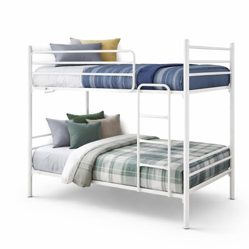 Befara Letto Metallico Polar - Bianco - 80 x 180 - Senza Letto aggiuntivo