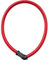 ABUS Cerradura de cable 4408C - cerradura de combinación - cable de acero de 65 cm de longitud con revestimiento de plástico - nivel de seguridad 2
