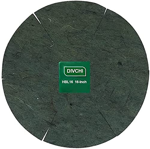 DIVCHI Green Jute Hanging Basket Liners - Natural, Durable, and Versatile Plant Pot Planter Inserts | Available in 3 Sizes (12, 14, 16) (Set of 4 Liners,16 inch)