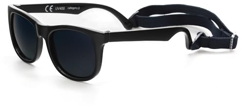 Kiddus Lunettes de Soleil Bébé Fille et Garçon 0 à 12 Mois, Polarisées CAT3 UV400, Très Flexibles en TPE, avec Bande Ajustable, Sans BPA, Certifiées CE et ISO, Nouveau-né et Nourrisson,