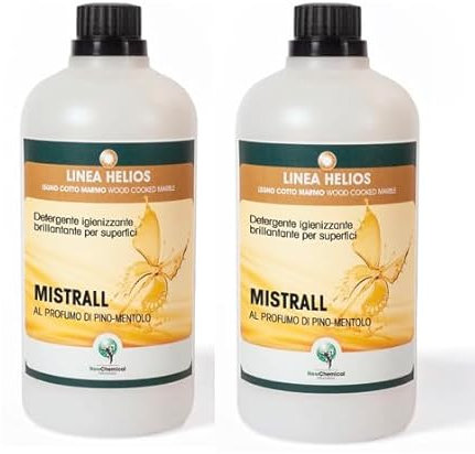 Mistrall detergente igienizzante neutro brillantante (2 LITRI)