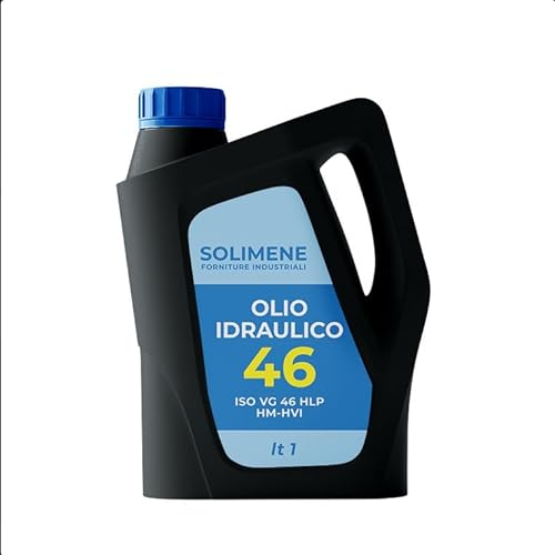 Olio idraulico ISO VG 46 HLP 1L Lubrificante per Carrelli elevatori, Spaccalegna, Pompe idrauliche, Transpallet e Pistoni rlevata Protezione dalla Ruggine Antiossidante Antischiuma