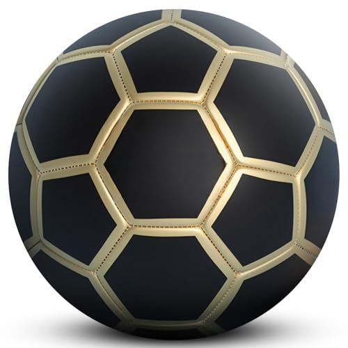 KWJEIULSOQ Fussball Größe 5, Fußball Kinder Unisex, Offizieller Training Fusball, Wasserdicht Fußball Größe 5 Outdoor-Indoor Fußbälle, Fussball grösse 5 für Jugendliche und Erwachsene