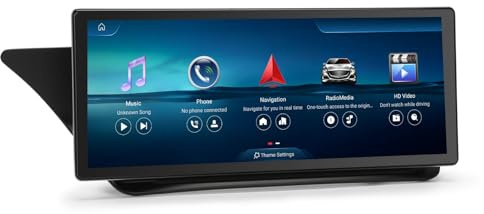 Erisin Qualcomm 10.25 Pantalla 8-Core 4GB+64GB Android 14 Radio Coche Bluetooth para Mercedes Clase E W207 C207 A207 NTG 4.5 Soporta IPS DSP OEM Inalámbrico CarPlay Android Auto WiFi 4G Canbus SWC