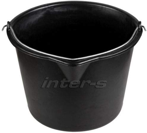 AGROHIT 1x 5-20 L Baueimer Eimer Kübel Putzeimer Wassereimer Mörteleimer Maurereimer (20L)