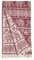 Milam London Bohemian Throws For King Size Beds | Boho Throw Blanket | Reversible Bohemian Bedding | Sofa Throw Large 3 Seater | King Size Bedspread - 220 x 240 cm Burgundy