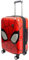 Ful Marvel Spider-Man 22 Inch Rolling Luggage, Mask Design Hardshell Carry On Suitcase with Wheels, Red, Red, Marvel Spiderman Big Face 21in Hard Sided Carry on