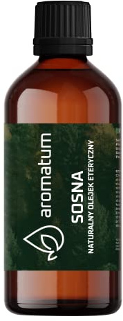 Aromatum Olio Essenziale per Diffusione 100 ml, Uso in Aromaterapia | 100% Puro e Naturale | Olio per Profumare l'Ambiente per il Buon Sonno, Umidificatore, Aromaterapia, Sauna e Bagno – Pino