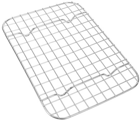 MOLUCKFU Kühl Backgitter Multifunktionales Backrack Für Ofen Und Grill Spülmaschinenfestes Küchengeschirr Für Schnelles Abkühlen Und Gleichmäßiges Backen