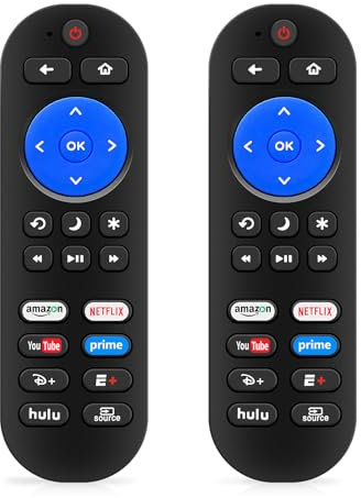 Universal Replacement TV Remote for Roku Players and Roku TV Remote, for Roku 1 2 3 4, Express/+, Premiere/+, Ultra and for All Roku TV (Not for Roku Stick)
