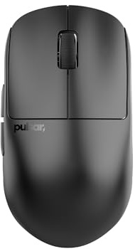 Pulsar Gaming Gears X2H v3 Gamingmus trådlös, Mini, Svart | Ultralätt 1.87 oz (53g), Optiska brytare, 32000 DPI, 750 IPS, 8K Compatible