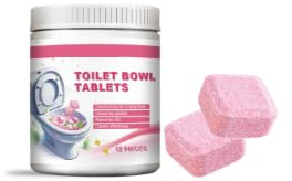 Tabletas de Limpieza de Inodoro,Pastillas de Limpieza de WC,Limpiador Efervescente Multifuncional,para un Mantenimiento del Baño sin Esfuerzo,Tanque de Inodoro de Baño