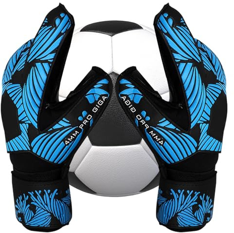 Generisch Guanti da portiere | con antiscivolo per allenamento, adulti, per uso quotidiano, viaggi, sport all'aria aperta, competizione, allenamento, adulti, bambini, ragazzi