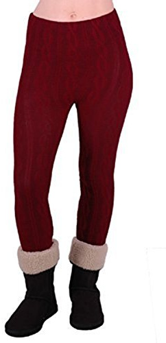 Eye Catch - Leggings épais en Tricot - Femme - Taille Unique