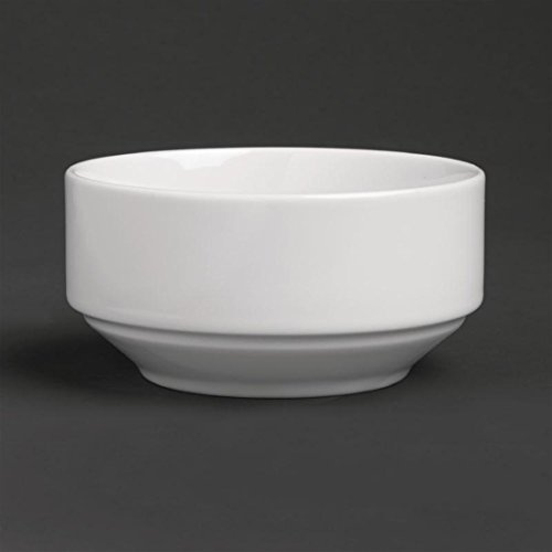 Royal Porcelain Classic White Stackable Soup Bowl 110mm - GT939