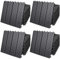 Casaria® WPC Fliesen 30x30 cm 44er Set 4m² Stecksystem Drainage Zuschneidbar Terrasse Balkon Garten klick Klassik Anthrazit