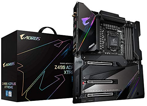 GIGABYTE Z490 AORUS XTREME Intel LGA 1200 ATX Motherboard (16+1 Phases, Intel 2.5GbE LAN, HDMI, USB 3.2 Gen2, USB Type-C, RGB Fusion 2.0)