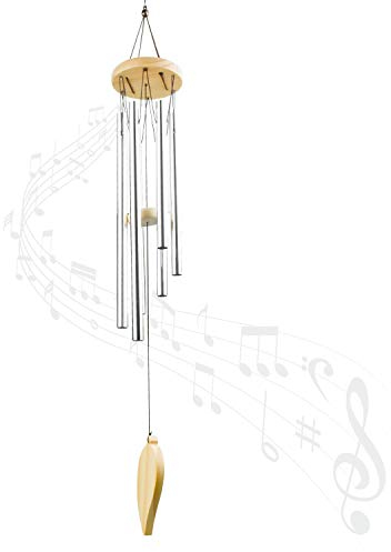 Zaleonline Carillon à Vent 6 Tubes 60 cm de Long pour Jardin