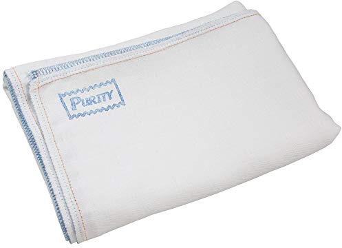 Purity Adult Flat Cloth Diapers by LeakMaster - Soft, Absorbent & Durable 100% Cotton Gauze Weave Fabric - Standard Size 36x36 Inches - 2 Layered
