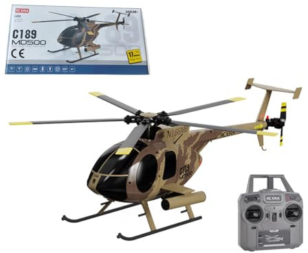 APAP Elicottero RC, MD500 C189 1/28 4CH modello elicottero monomotore (RTF version)